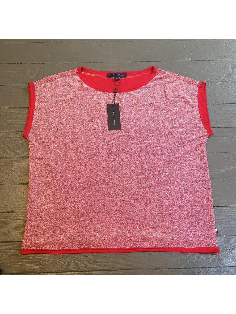 Tommy Hilfiger Women's Red and Pink Vests-tanks-cami